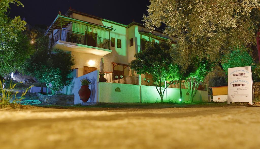 Philippos Apartments Afissos Bagian luar foto