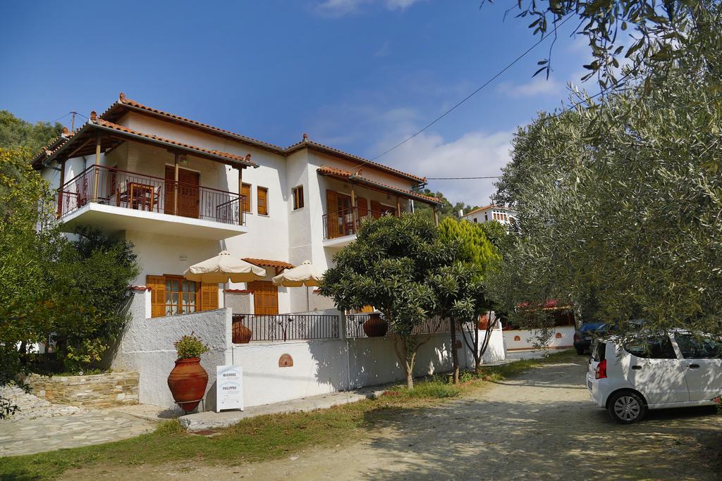 Philippos Apartments Afissos Bagian luar foto
